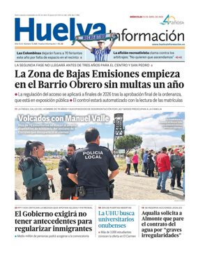 Cover of Huelva Informacion
