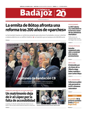 Cover of La Cronica de Badajoz BE