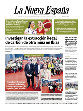 Cover of La Nueva Espana (Occidente)