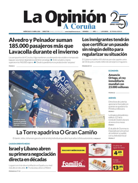 Cover of La Opinion de A Coruna