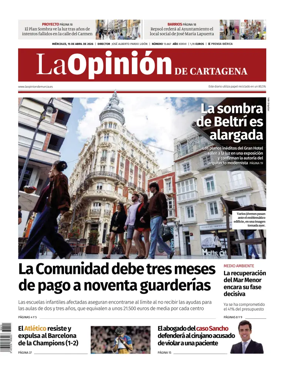 Cover of La Opinion de Murcia (Cartagena)