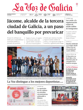 Cover of La Voz de Galicia (Barbanza)