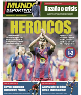 Cover of Mundo Deportivo (At. Madrid)