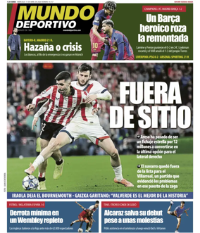 Cover of Mundo Deportivo (Bizkaia-Araba)