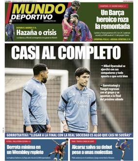 Cover of Mundo Deportivo (Gipuzkoa)