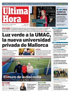 Cover of Ultima Hora