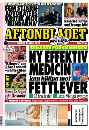 Cover of Aftonbladet