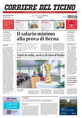 Cover of Corriere del Ticino