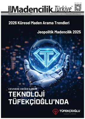 Cover of Madencilik Turkiye Dergisi