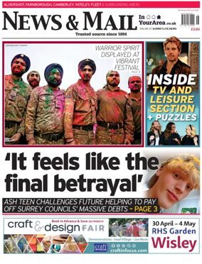 Cover of Aldershot News & Mail