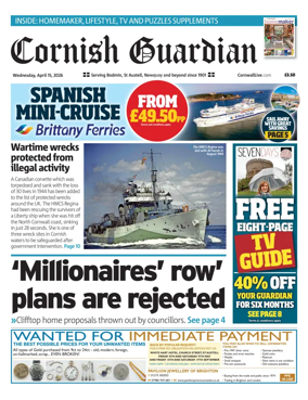 Cover of Cornish Guardian (Newquay & the North Coast)