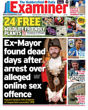 Cover of Huddersfield Daily Examiner
