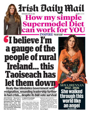 Cover of Irish Daily Mail