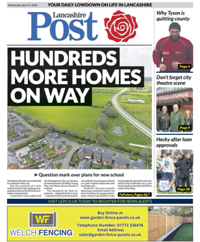 Cover of Lancashire Evening Post