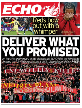 Cover of Liverpool Echo