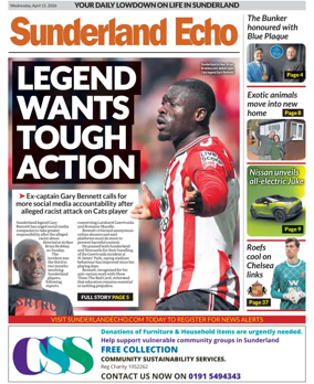 Cover of Sunderland Echo