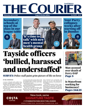 Cover of The Courier & Advertiser (Angus and Dundee)