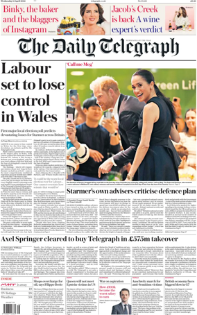 Cover of The Daily Telegraph