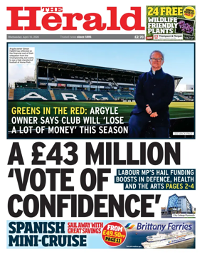 Cover of The Plymouth Herald