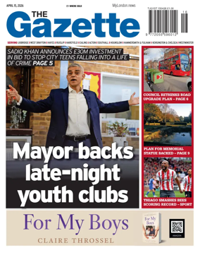 Cover of Uxbridge Gazette