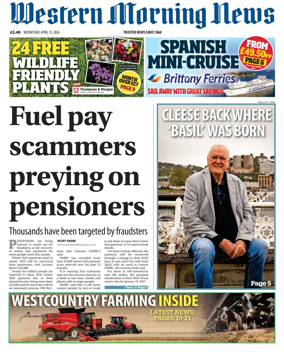 Cover of Western Morning News