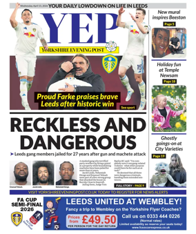 Cover of Yorkshire Evening Post