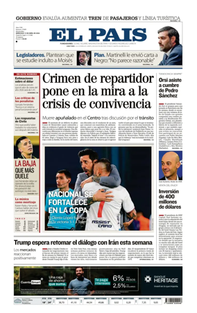 Cover of El Pais (Uruguay)