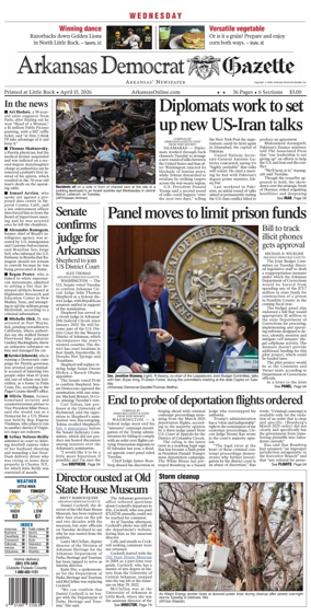 Cover of Arkansas Democrat-Gazette