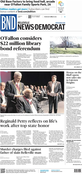 Cover of Belleville News-Democrat
