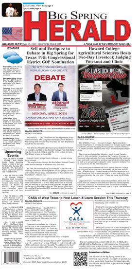 Cover of Big Spring Herald