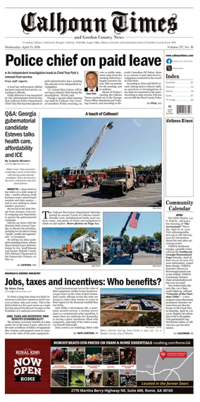 Cover of Calhoun Times