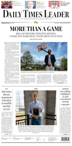 Cover of Daily Times Leader