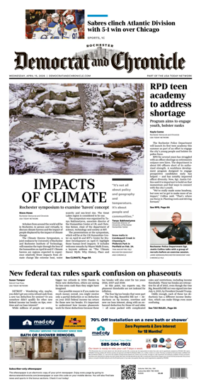 Cover of Democrat and Chronicle