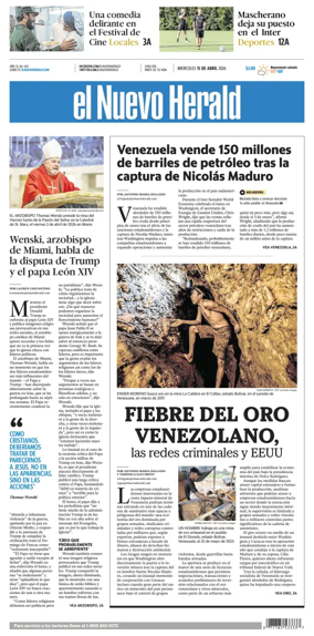 Cover of El Nuevo Herald