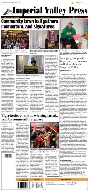 Cover of Imperial Valley Press