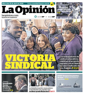 Cover of La Opinion