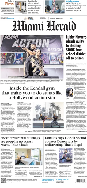 Cover of Miami Herald