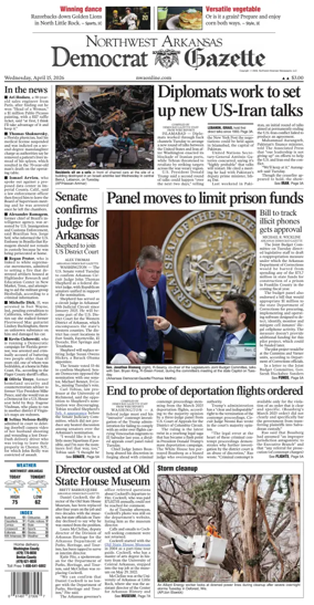 Cover of Northwest Arkansas Democrat-Gazette