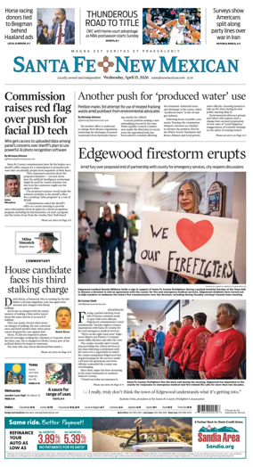 Cover of Santa Fe New Mexican