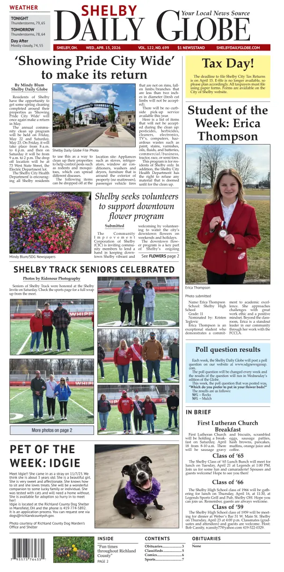Cover of Shelby Daily Globe