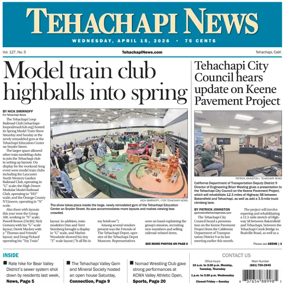 Cover of Tehachapi News