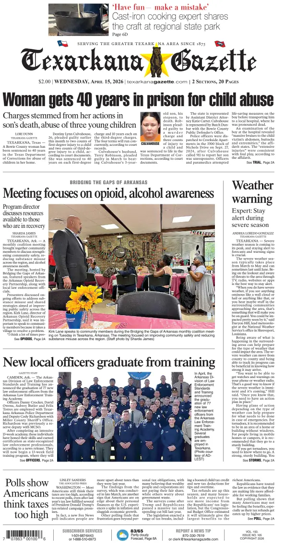 Cover of Texarkana Gazette