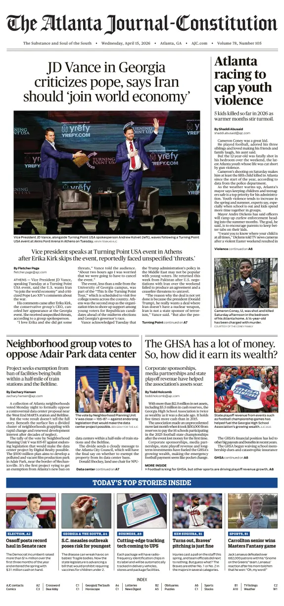 Cover of The Atlanta Journal-Constitution