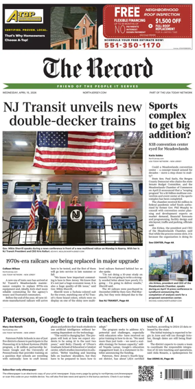 Cover of The Bergen Record