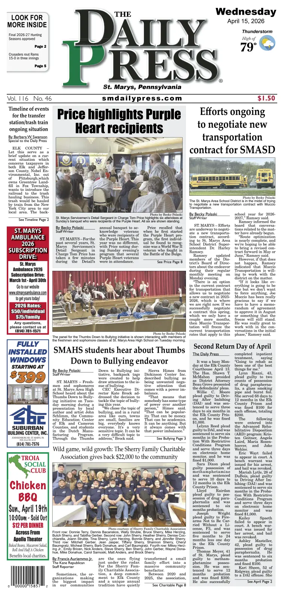 Cover of The Daily Press