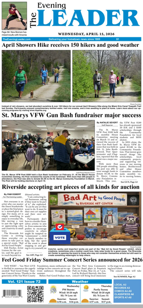 Cover of The Evening Leader