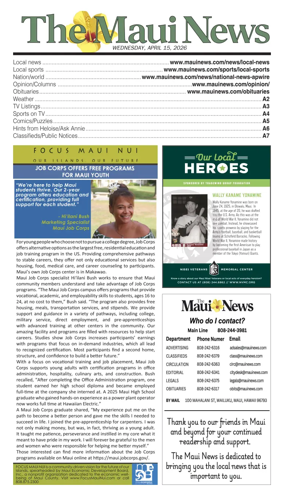 Cover of The Maui News