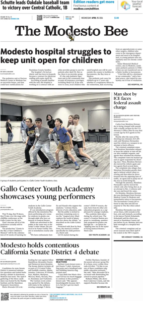 Cover of The Modesto Bee