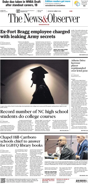 Cover of The News & Observer