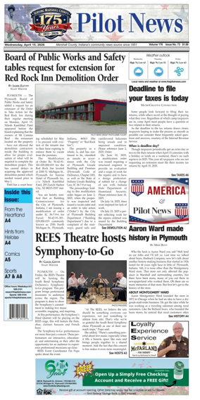 Cover of The Pilot News